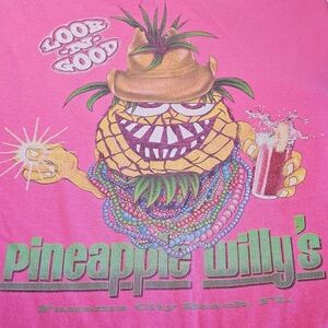 Pineapple Willy's 'Look N' Good' Pink Graphic Tee